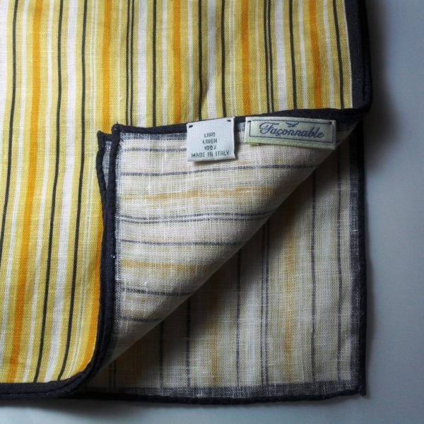 It’s On Ebay - Faconnable Linen Pocket Square