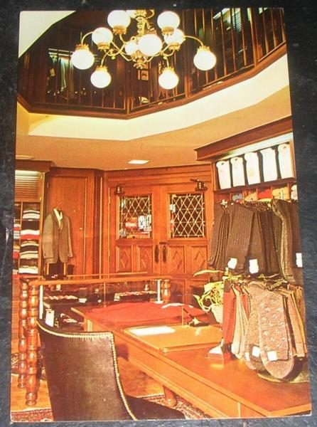 It’s On eBay: Vintage Postcard: San Francisco’s Cable Car Clothiers