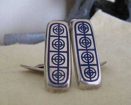 It’s On eBay - Modernist Sterling Cufflinks