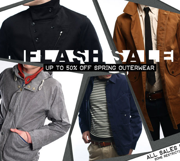 Context is having a flash sale on Spring outerwear