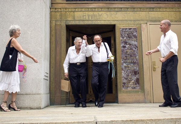 60 portraits of gay couples being married in New York