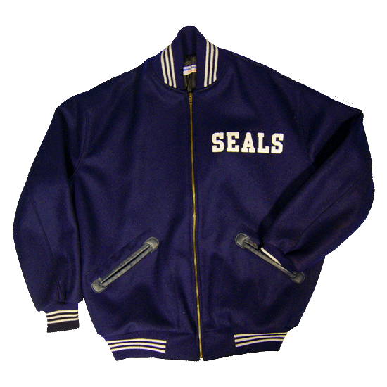 San Francisco Seals varsity jacket from Ebbets Field Flannels